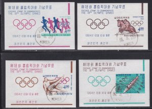 Korea (South) # 449a-453a, Olymoics, CTO,1/3 Cat.