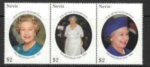 NEVIS SG1078/20 1996 70th BIRTHDAY OF QUEEN ELIZABETH MNH