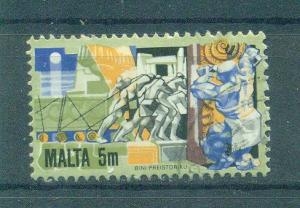 Malta sc# 592 used cat value $.25