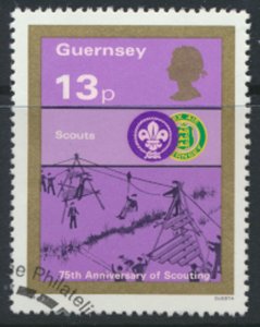 Guernsey  SG 260  SC# 247  Scouts First Day of issue cancel see scan