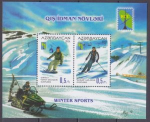 2014 Azerbaijan 1068-1069/B147 Sports - Ski