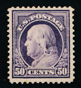 UNITED STATES 422 MINT HINGED VF 50c PERF 12