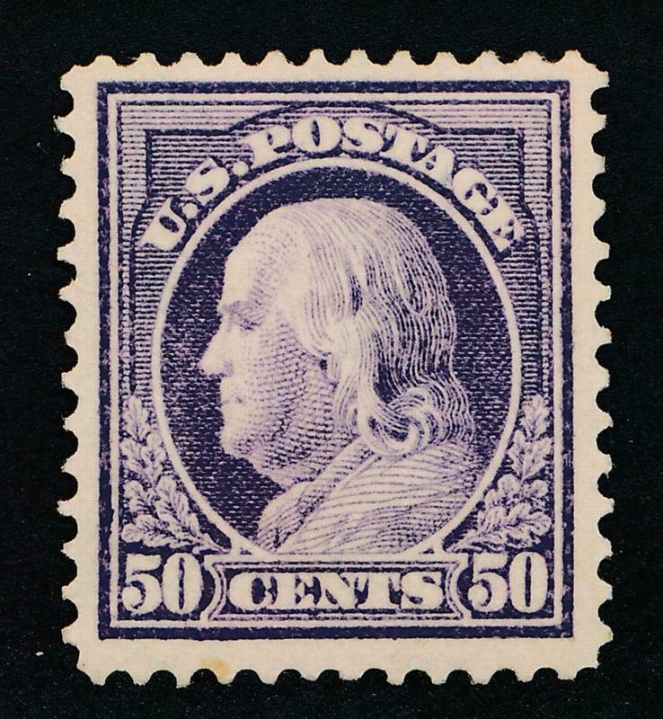 UNITED STATES 422 MINT HINGED VF 50c PERF 12