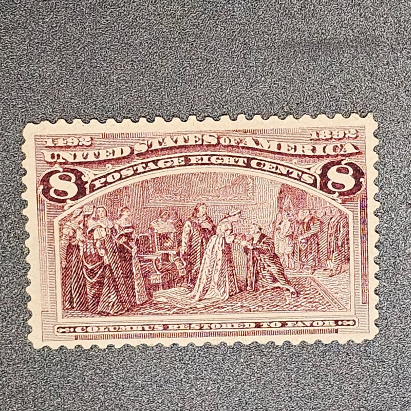 236 8cent Columbian F-NG