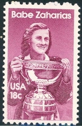 1932 Babe Zaharias F-VF MNH single