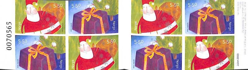 Norway 2003, Christmas booklet s-a, MNH