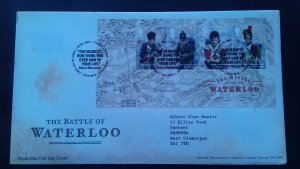 Great Britain 2015 The 200th Anniversary of The Battle of Waterloo FDC