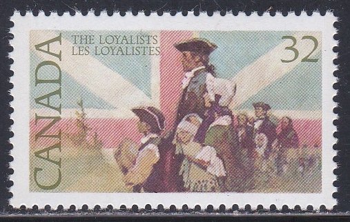 Canada # 1028, Loyalists, British Flag, NH, 1/2 Cat.