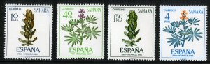 SPANISH SAHARA  173-6 MNH BIN $1.65 FLOWERS