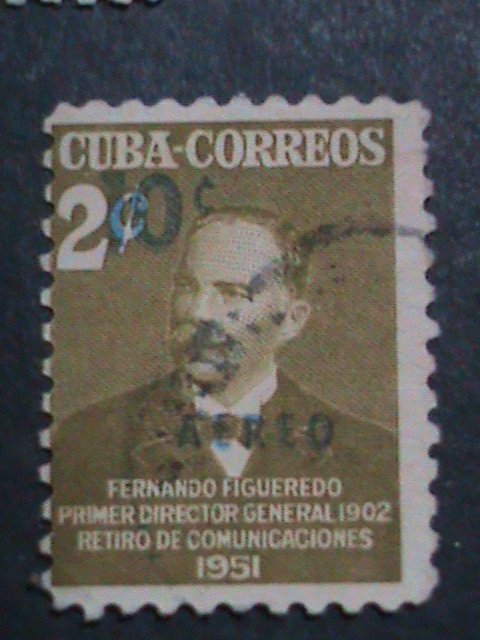 ​CUBA THREE FAMOUS PERSONS VERY OLD USED CUBA-STAMP-VF WE SHIP TO WORLD WIDE