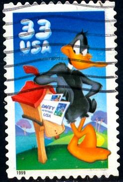 Daffy Duck, USA stamp SC#3306 used