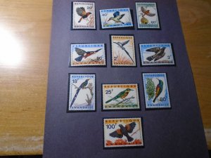 Rwanda  #  239-48  MNH   Birds