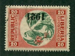 Liberia 1921 #201 U SCV(2022)=$0.75