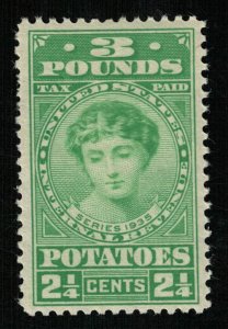 Potato Tax Stamps of 1935, USA, 2 1/4 cents, MNH, **, SC #RI3 (T-8706)