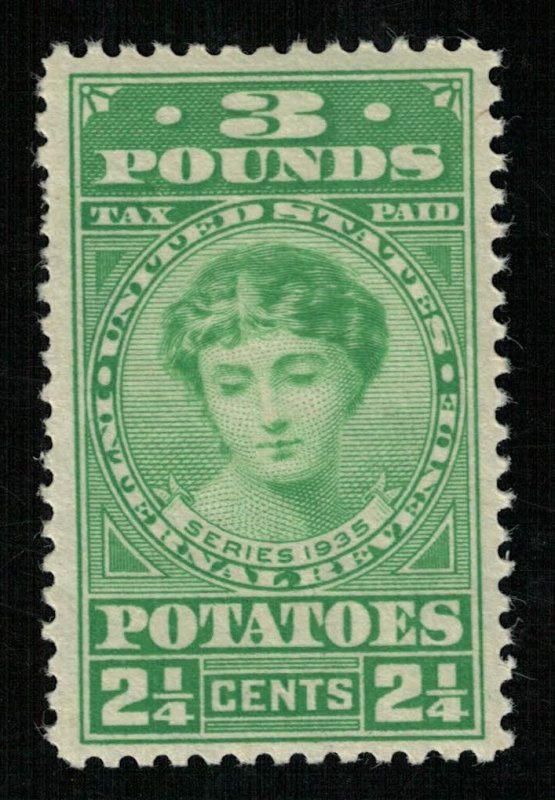 Potato Tax Stamps of 1935, USA, 2 1/4 cents, MNH, **, SC #RI3 (T-8706)