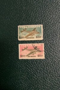 Cuba C77-78 used catalog 27.50