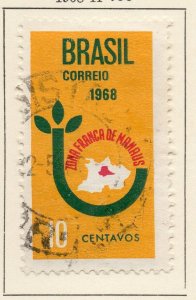 Brazil 1968 Early Issue Fine Used 10c. NW-98682