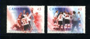 Canada #1659 -60   -2  used VF 1997  PD