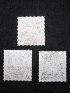 AUSTRALIA - SCOTT# 218-220 - SS - USED - CAT VAL $11.35