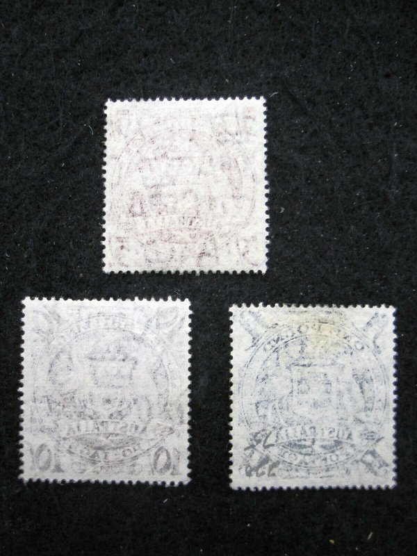 AUSTRALIA - SCOTT# 218-220 - SS - USED - CAT VAL $11.35