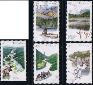 Canada #1321-5 VF Canadian Rivers