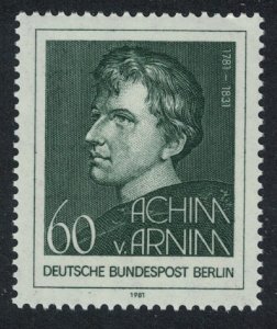 Berlin Birth Achim von Arnim poet 1981 MNH SG#B609