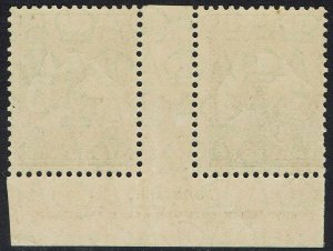 AUSTRALIA 1929 KANGAROO 6D MNH ** IMPRINT GUTTER PAIR SMALL MULTI WMK 