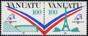 Vanuatu #505 PhilexFrance '89 Philatelic Exhibition 100v Postage Stamps Mint LH