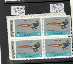 IRAN   BIRDS  SC 1505-1507    BLOCK OF 4  MNH     P0614H