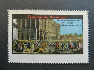 A4P3F46 Advertising Mark French Revolution Mint No Gum-