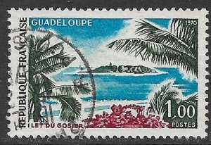 FRANCE 1970 1fr Gosier Islet Guadeloupe Pictorial Sc 1280 VFU