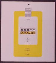 Scott Mounts Black,182/209 mm (pkg 4) (01019B)