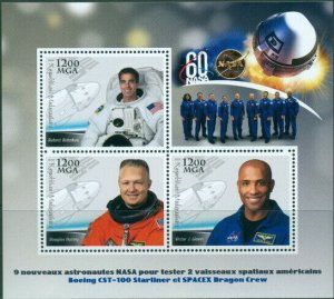 2018 Astronauts Boeing CST-100 Starliner SPACEX #1 Behnken Hurley Glover 