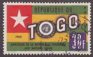 Togo 391  Flag of Togo 1961