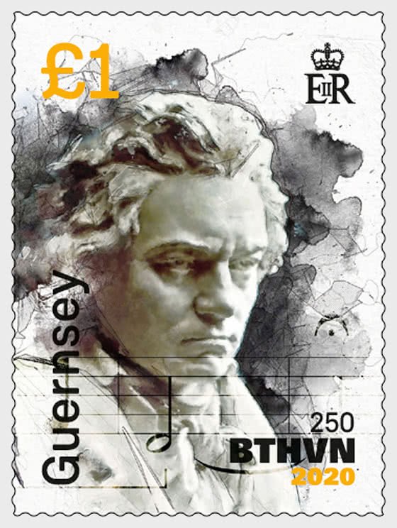 2020 Guernsey Beethoven #4(Scott NA) MNH