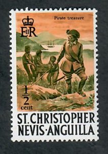 St. Kitts & Nevis #206 Mint Hinged single