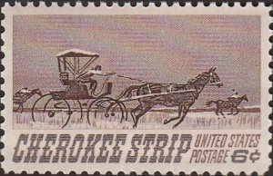 # 1360 MINT NEVER HINGED ( MNH ) CHEROKEE STRIP XF+