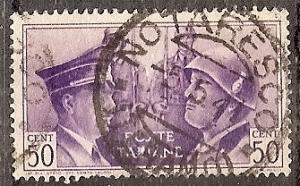 ITALY  416 USED 1941 50c violet Rome-Berlin Axis