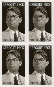 US 4526 Legends of Hollywood Gregory Peck F block 4 MNH 2011