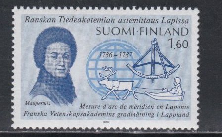 Finland # 741, Lapland Expedition 250th Anniversary, Mint NH, 1/2 Cat. | Europe - Finland ...