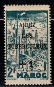 French Morocco - #B26  Fez Surcharged - MVLH