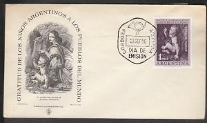 Argentina C62 Painting 1956 U/A FDC 