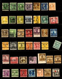 US Stamp #42 PRE CANCELS - UNCHECKED