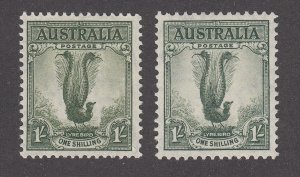 Australia #175, 175a Mint