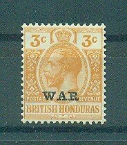 British Honduras sc# MR3 mh cat value $5.50