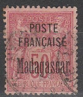 Madagascar #19 F-VF  Used CV $55.00  (A13597)