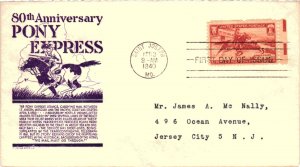 #894 Pony Express – Anderson Cachet