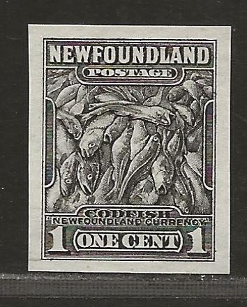 NEWFOUNDLAND  SC# 184c  IMPERF SINGLE  VF/MNG