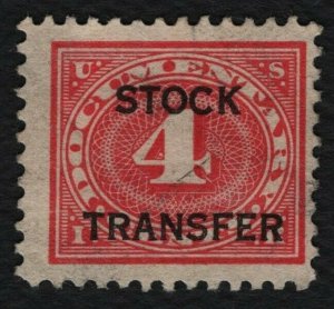 #RD3 4c Stock Transfer, Used [20] **ANY 5=FREE SHIPPING**