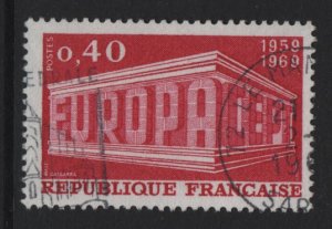 France  #1245 used  1969  Europa 40c
